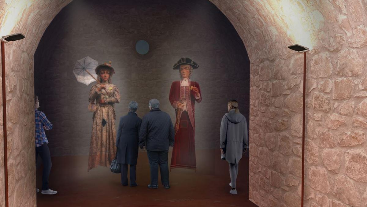 El presbiteri de l’ermita acollirà un espai immersiu amb els gegants de Castellet
