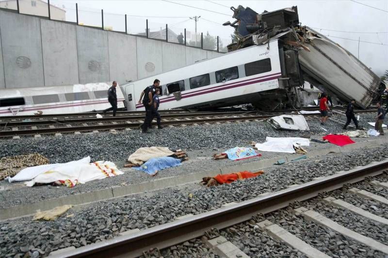 Fotogalería del accidente de Santiago