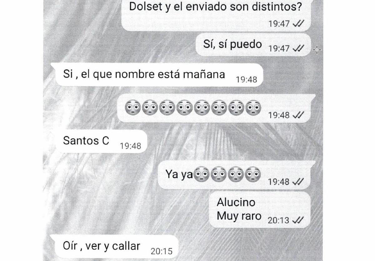 Captura de conversación entre el empresario Luis del Rivero y el fiscal Ignacio Stampa