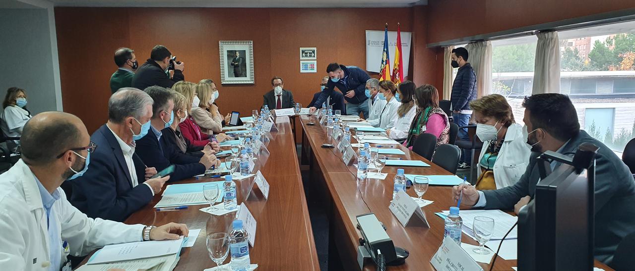 Reunión del consejo de gobierno del Provincial de Castelló.