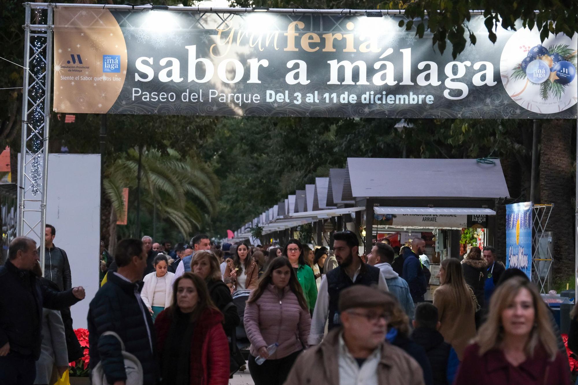 Inauguración de la Feria Sabor a Málaga en el Paseo del Parque