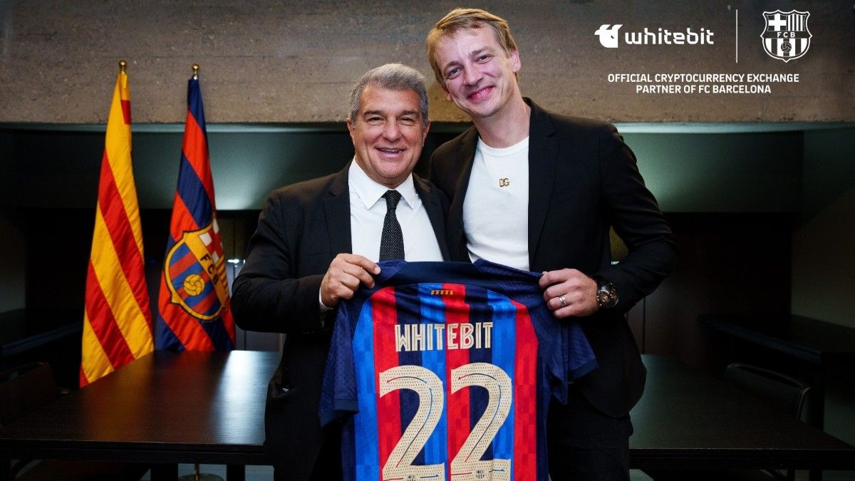 Barça y WhiteBIT han firmado un acuerdo de patrocinio global