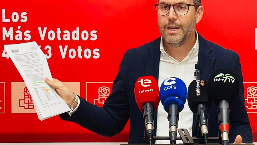El PSOE asegura que Elche no ha solicitado acordar con la CHS la limpieza de cauces