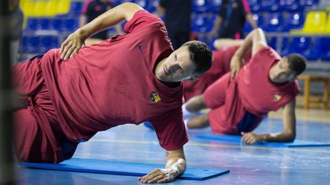 REVISIÓN MÉDICA Y PRIMER ENTRENAMIENTO FCBARCELONA BALONCESTO 2014/15