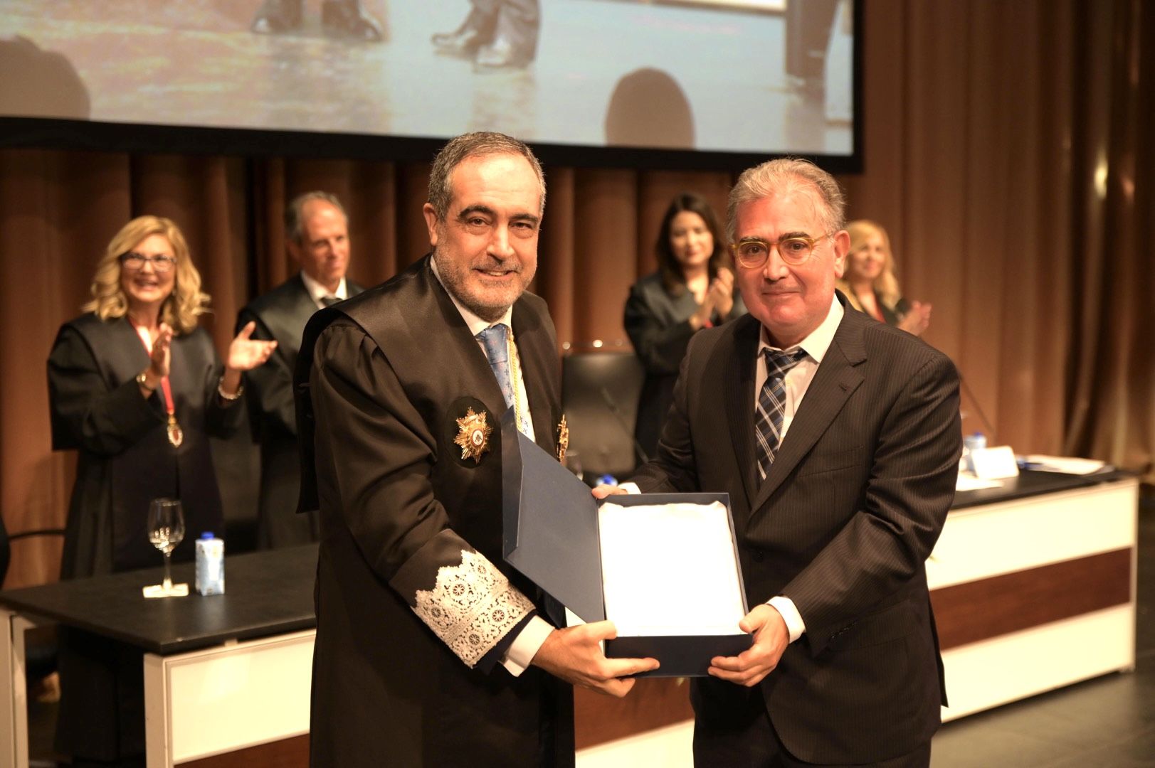 Acto de jura de los nuevos abogados del Colegio de Santa Cruz de Tenerife