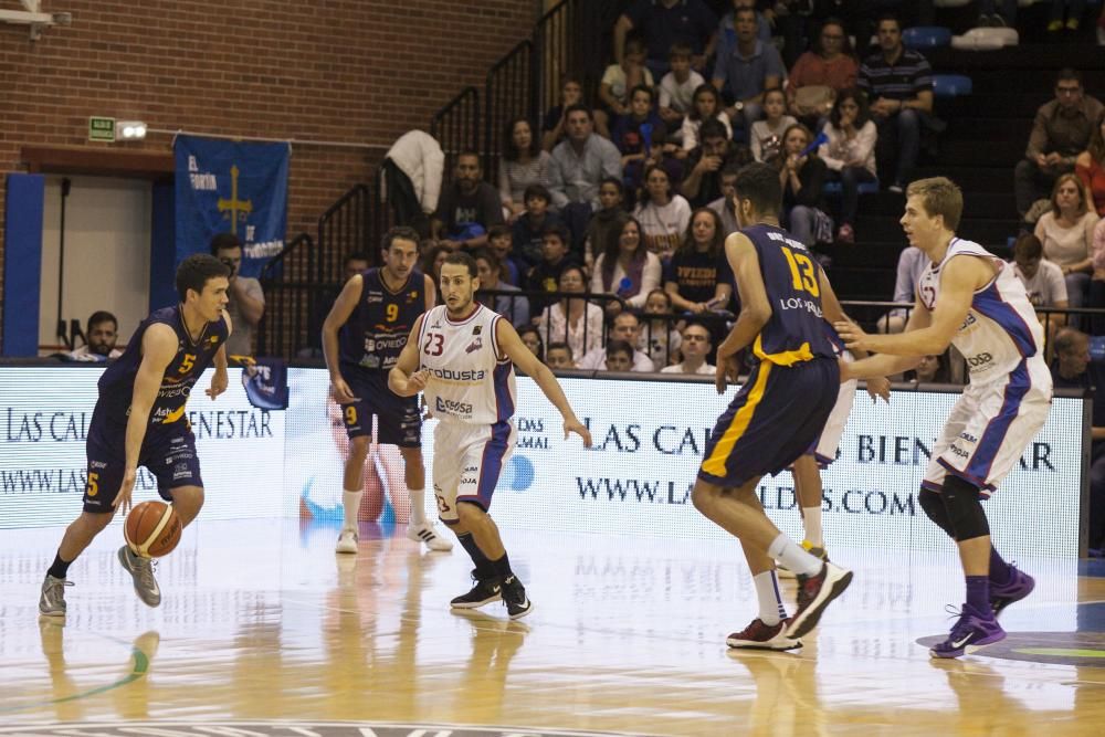 Partido del Unión Financiera Oviedo Baloncesto contra Clavijo Logroño