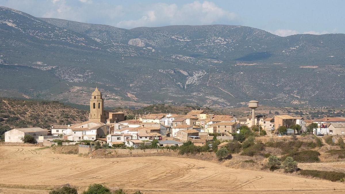 Panorámica de Aguas, el pueblo más 'refrescante' de Aragón