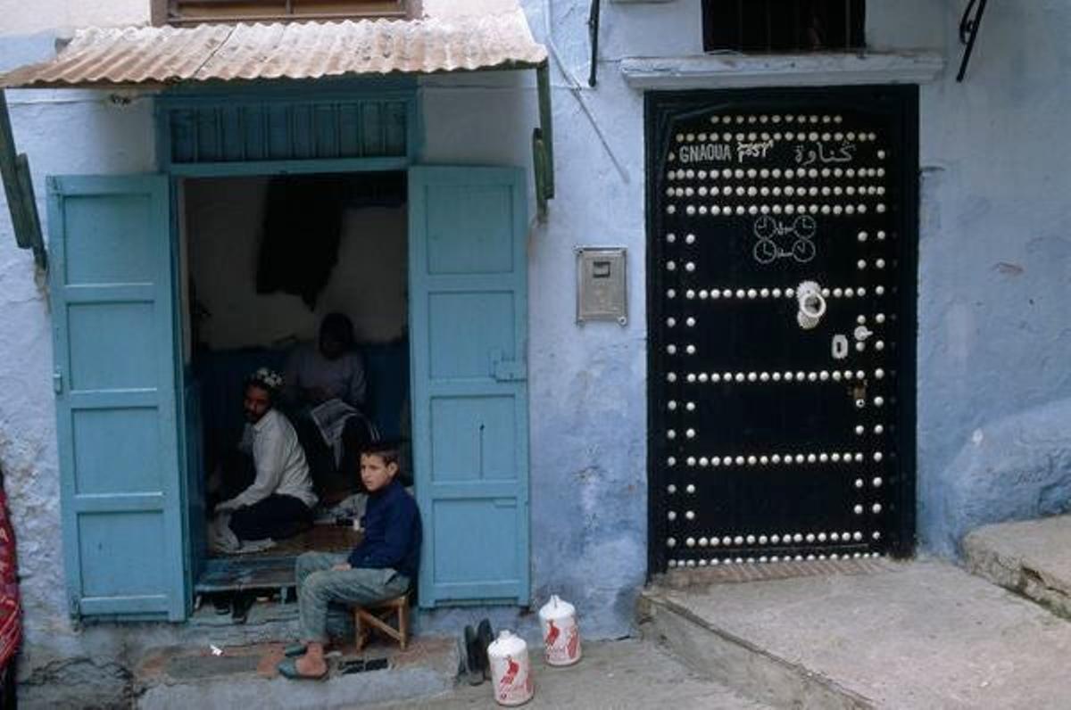 Una de las casas típicas de Tánger