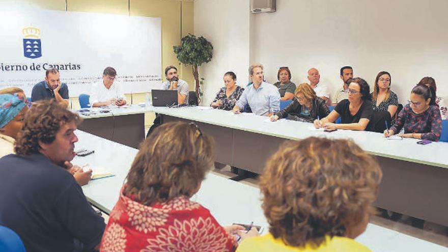 Momento de la jornada de encuentro entre la Dirección General de Derechos Sociales y las entidades del tercer sector.