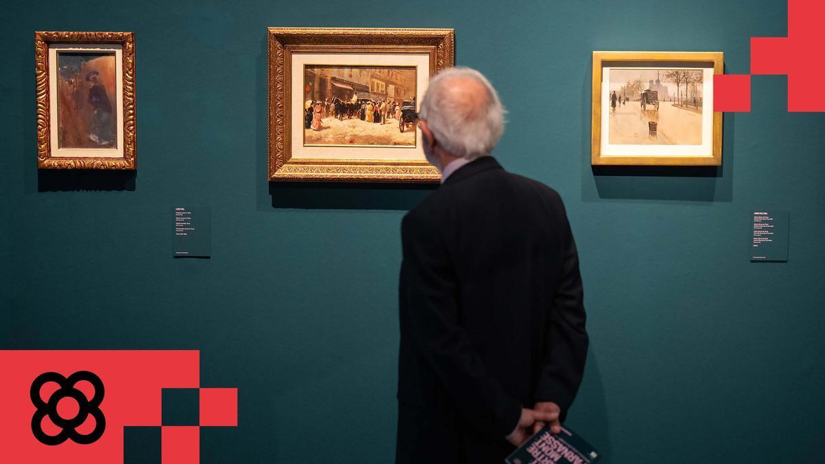Una imagen de la exposición 'De Montmartre a Montparnasse. Artistes catalans a París (1889-1914), en el Museu Picasso