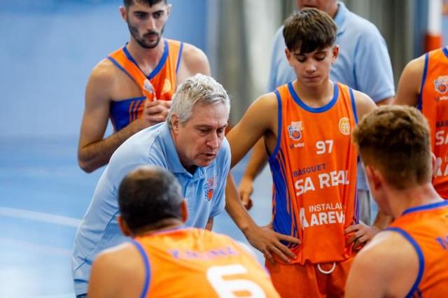 José Antonio Piqueras durante su etapa como entrenador del Bàsquet Sa Real