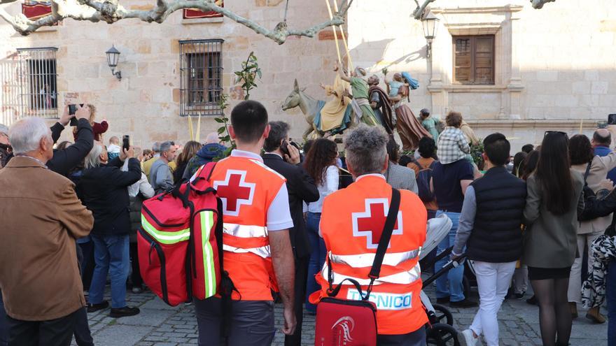 Cruz Roja realiza trece atenciones sanitarias durante la Semana Santa en Zamora