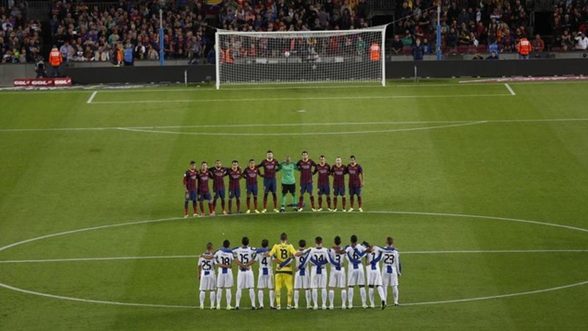 Un derbi en el Camp Nou.