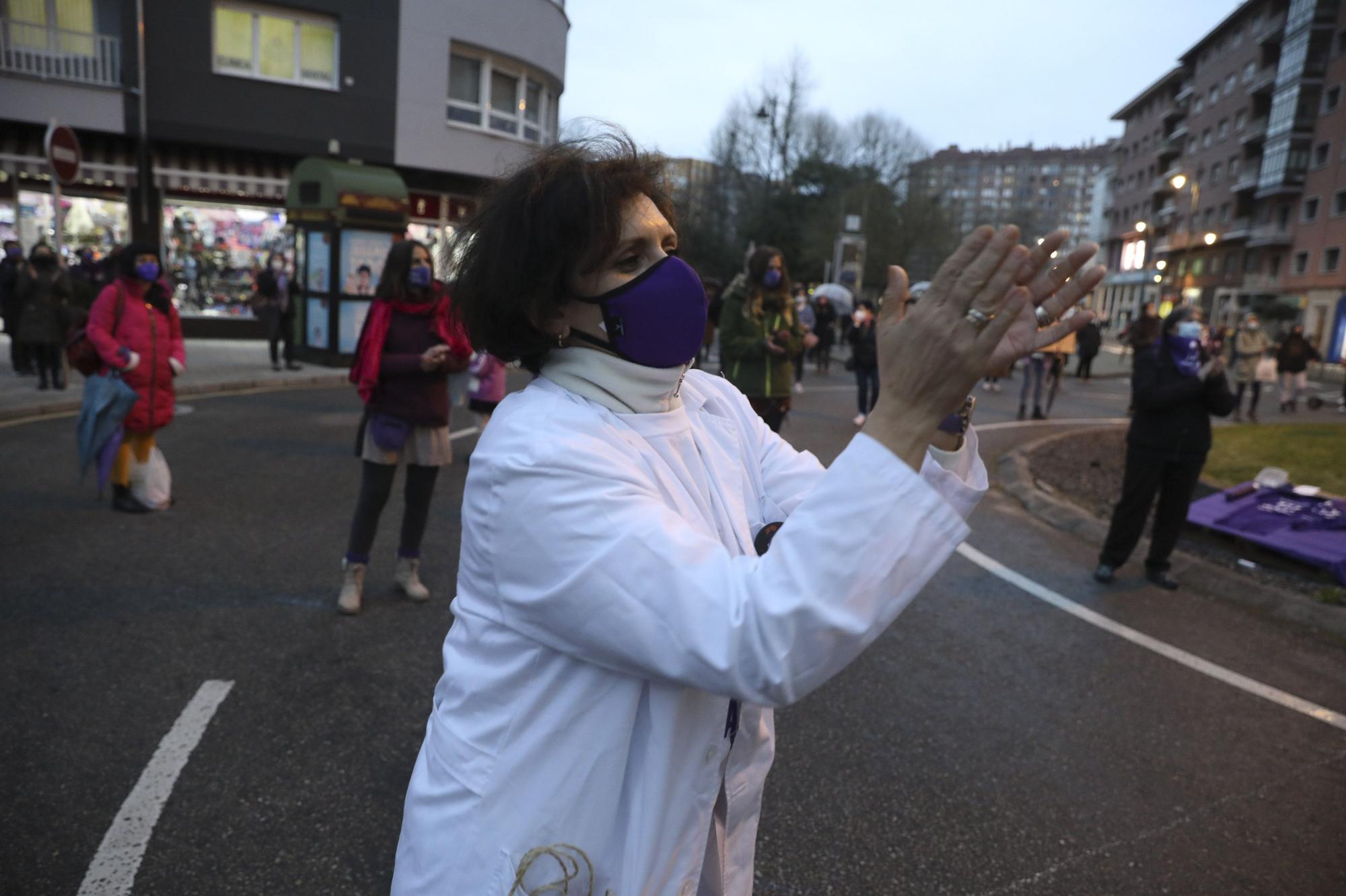 Manifestación del 8M en Avilés