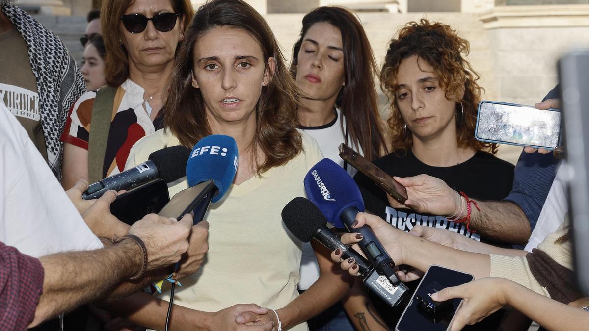 Lucía Muñoz, este martes en Madrid.