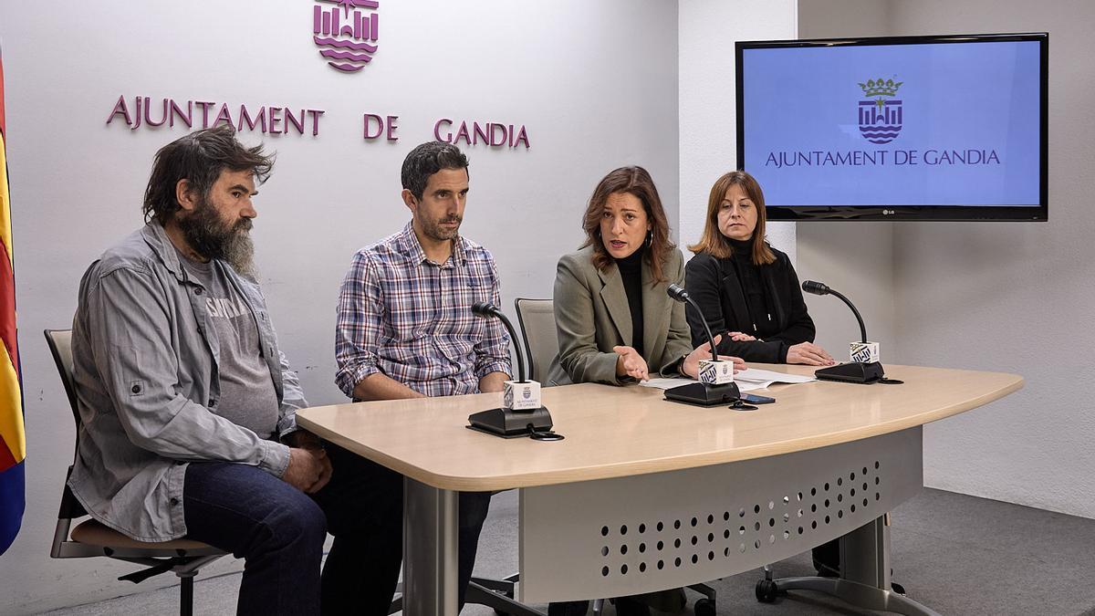 De izquierda a derecha Xavier Ródenas, Marcos Grau, Esther Sapena y Núria Martínez.
