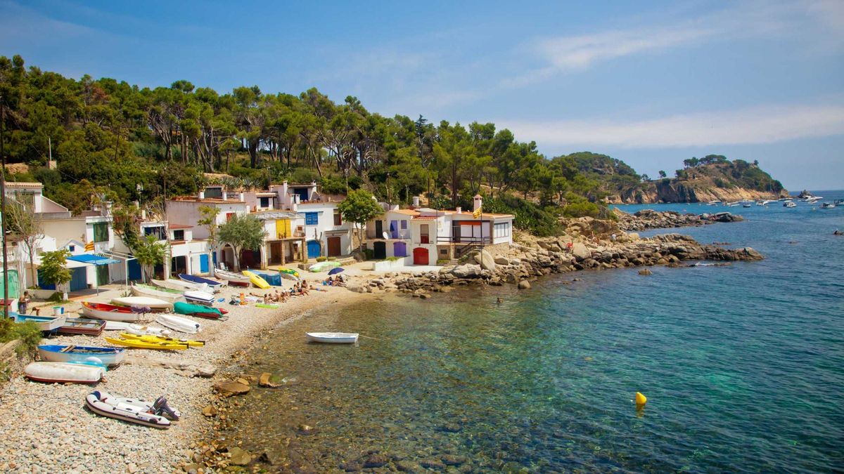 La cala de s'Alguer de Palamós.