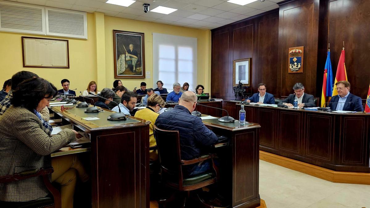 El pleno de La Vila de este jueves.