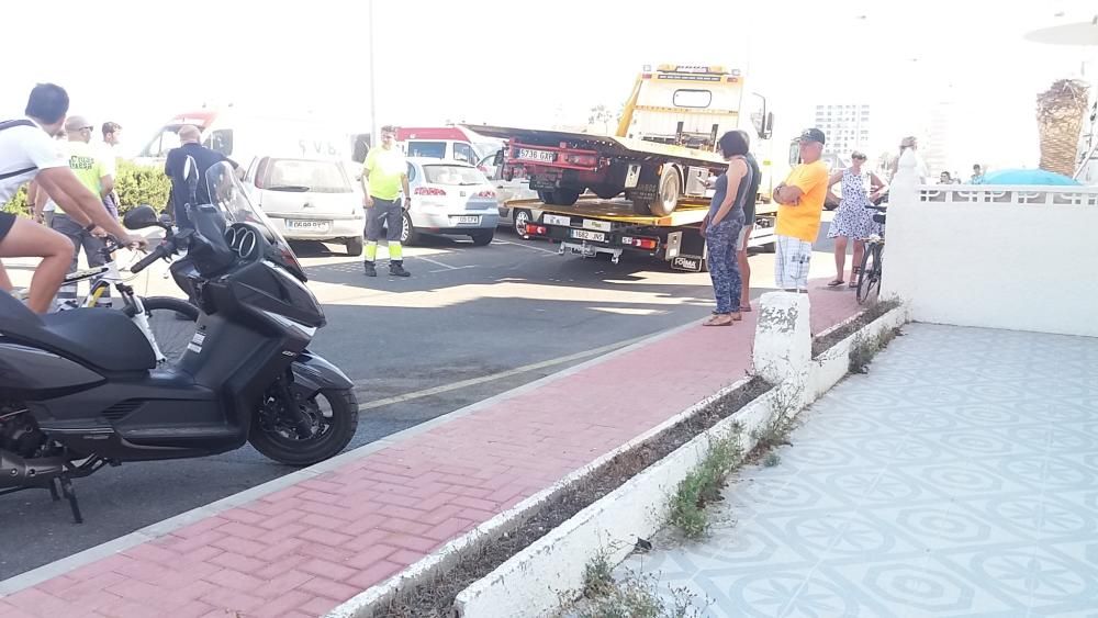 Accidente con dos camiones en Torrevieja