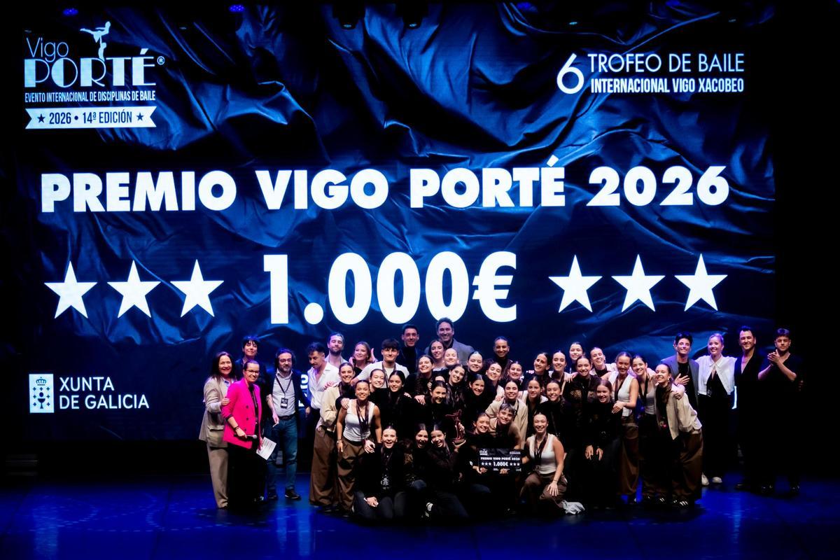Entrega del Trofeo de Baile en Vigo Porté.