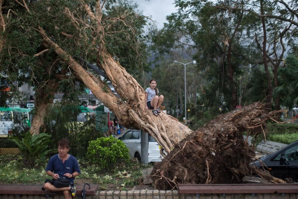 Mangkhut también siembra el caos en el sureste de China y deja más de 200 heridos