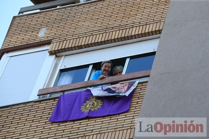 Viernes de dolores: Aplausos y salves a la patrona en Cartagena durante el confinamiento