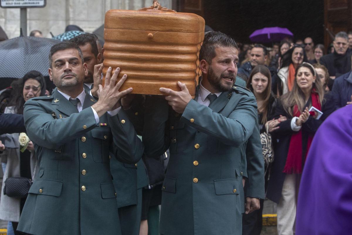 El funeral de Miguel Ángel Gómez, en Cadiz