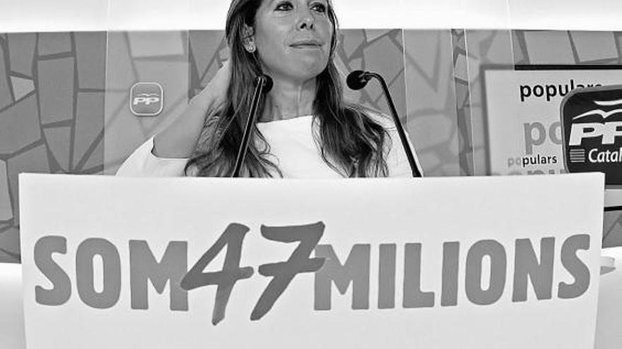 Alicia Sánchez-Camacho, presidenta del PP catalán.  // Efe