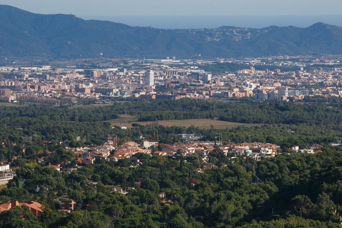 Matadepera, vista desde una zona residencial