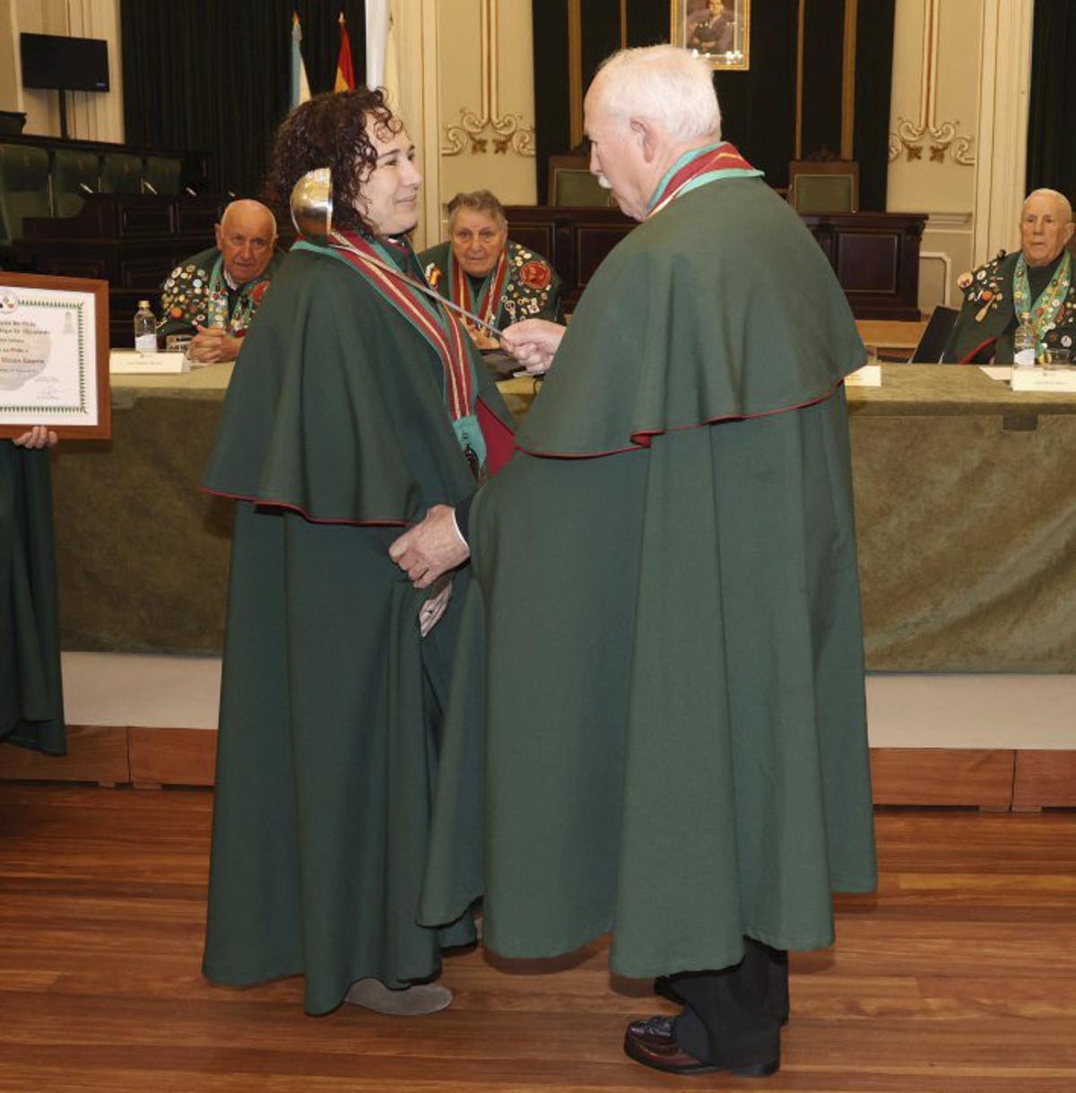 Eva Blanco, de la Alcaldía de Pontevedra, en el acto.  | GUSTAVO SANTOS