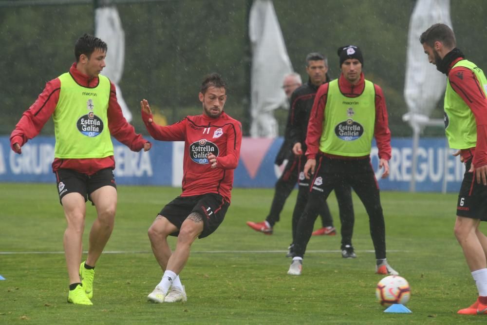 El técnico José Luis Martí programa una sesión de una hora de duración con el objetivo de dosificar las fuerzas de sus futbolistas.