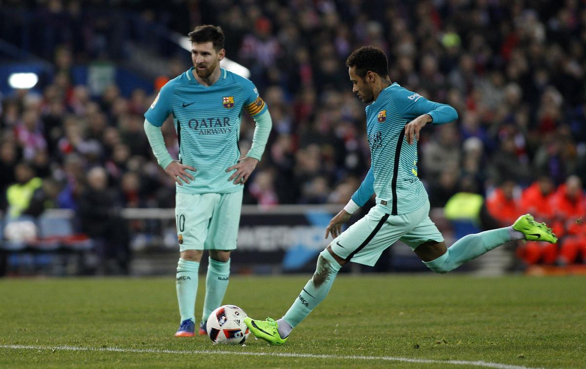 Neymar JR. y Messi se hicieron grandes amigos en el F.C.Barcelona