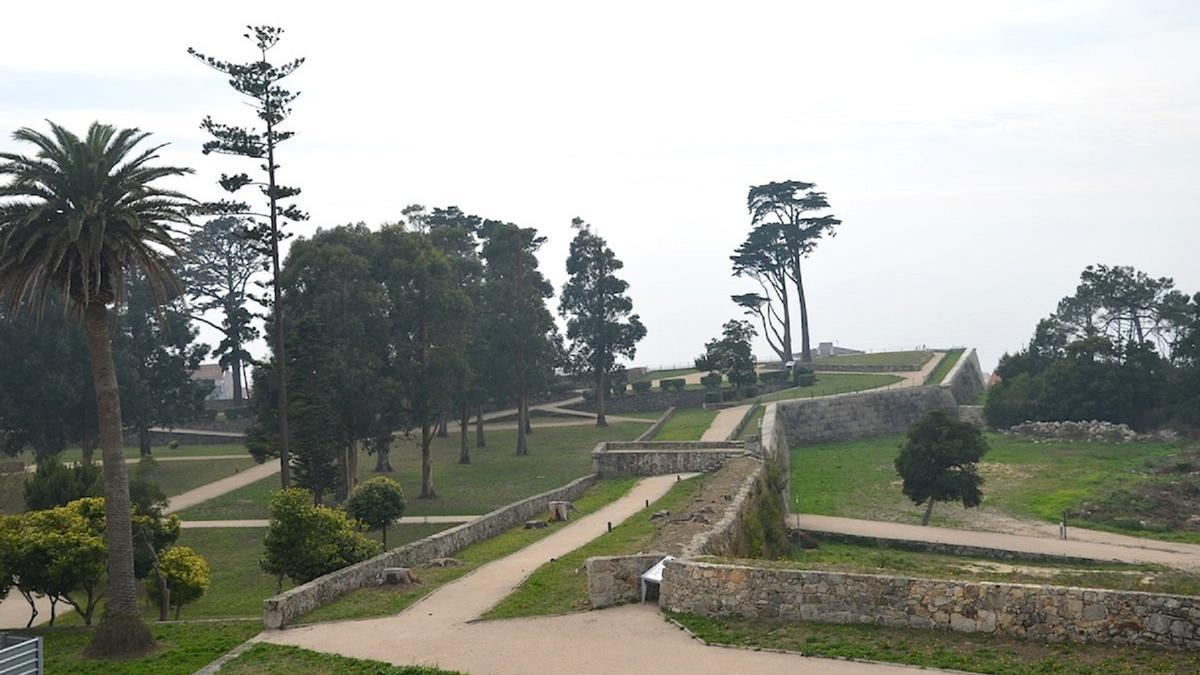 Vista del Castillo de Santa Cruz de A Guarda.