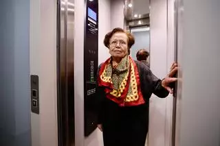 María Córdoba, vecina del Santuario, cuenta el cambio en su vida desde que tienen ascensor