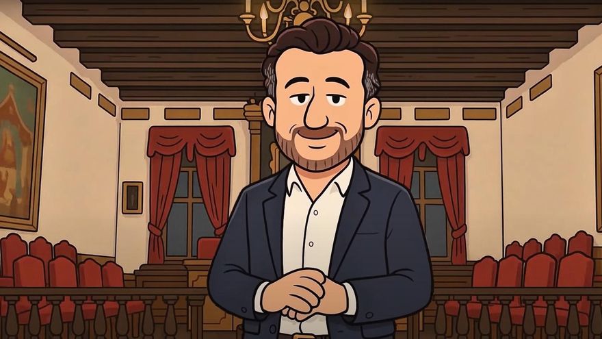 El alcalde de Elche, Pablo Ruz, ya tiene documental y hasta personaje de dibujos animados