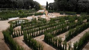 El laberint d’Horta rebrota amb els nous xiprers