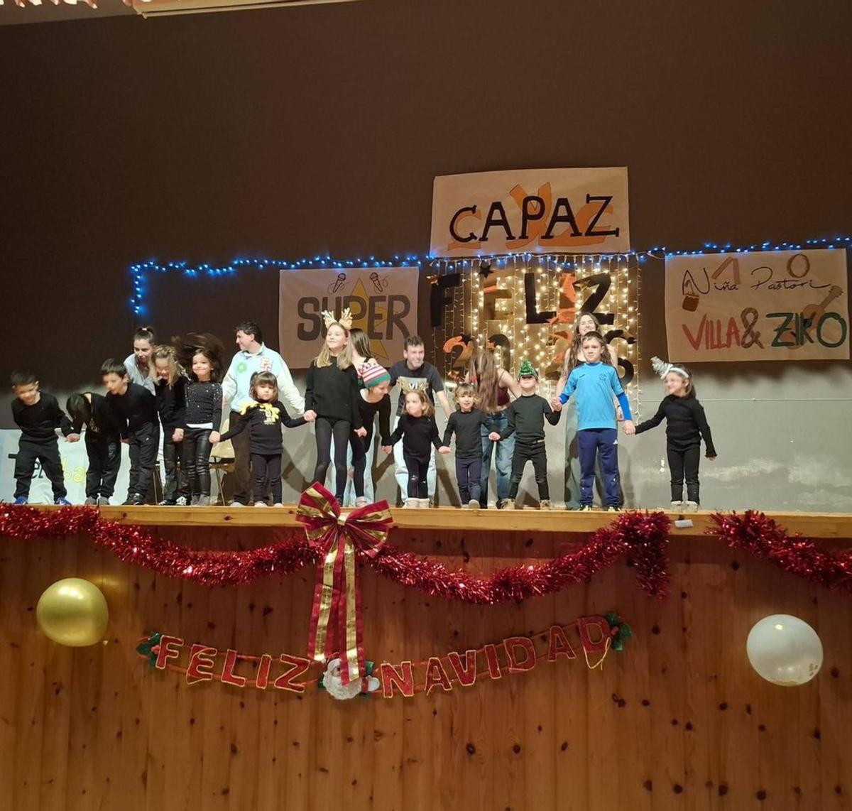 Festival de Navidad en El Bayo.