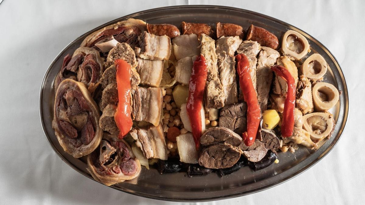 Parte del cocido de La Gran Tasca.