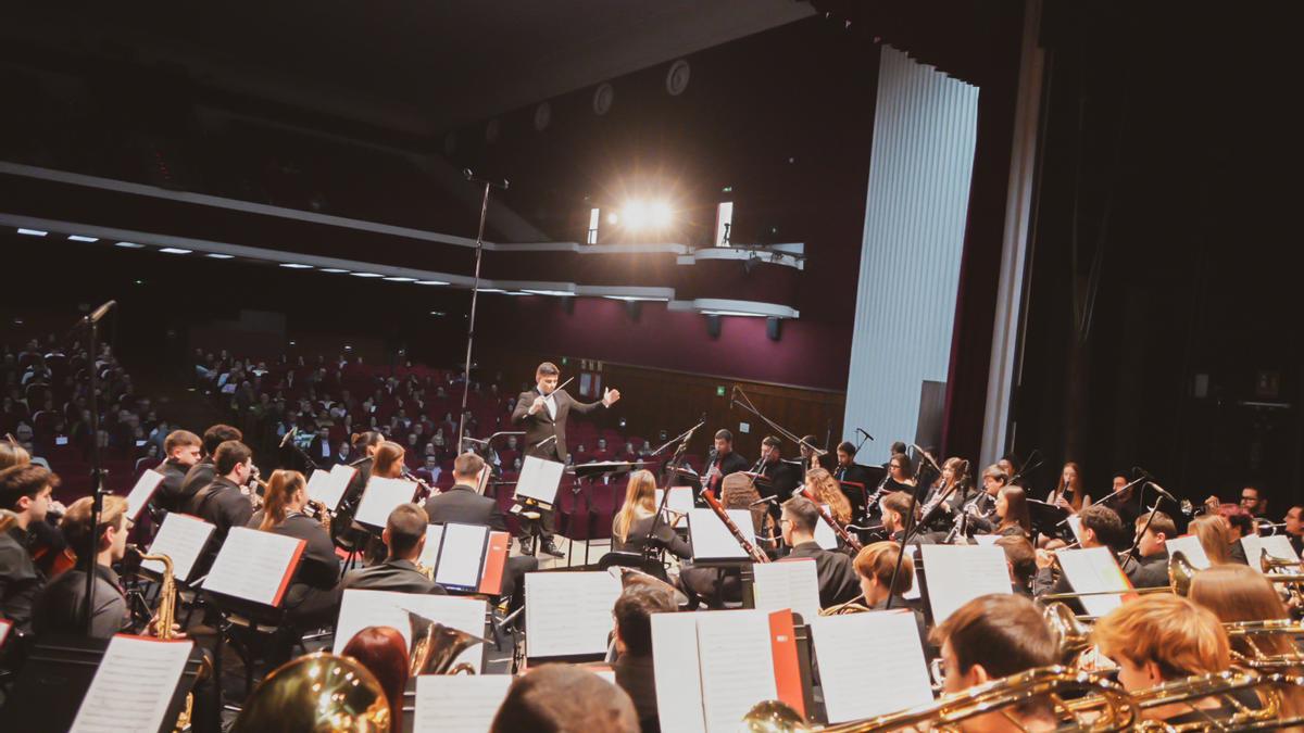 Imatge del concert de Música a la Llum el passat 8 de desembre a Xiva.