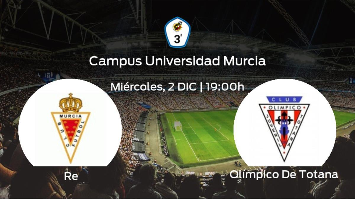 Previa del encuentro: el Real Murcia B recibe al Olímpico De Totana