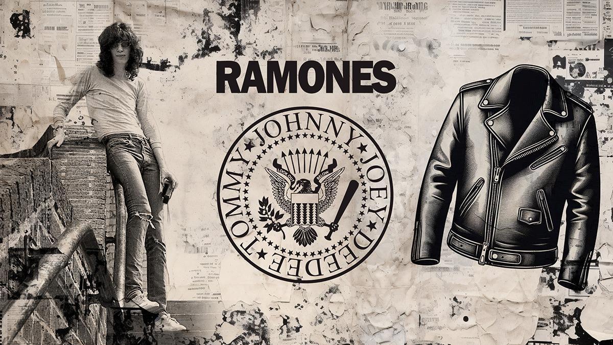 Joey Ramone, el emblema diseñado por Arturo Vega y la chaqueta Perfecto de Schott que los Ramones recuperaron