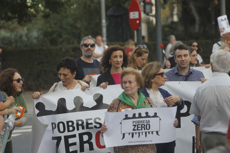 Manifestación de Pobresa Zero en València