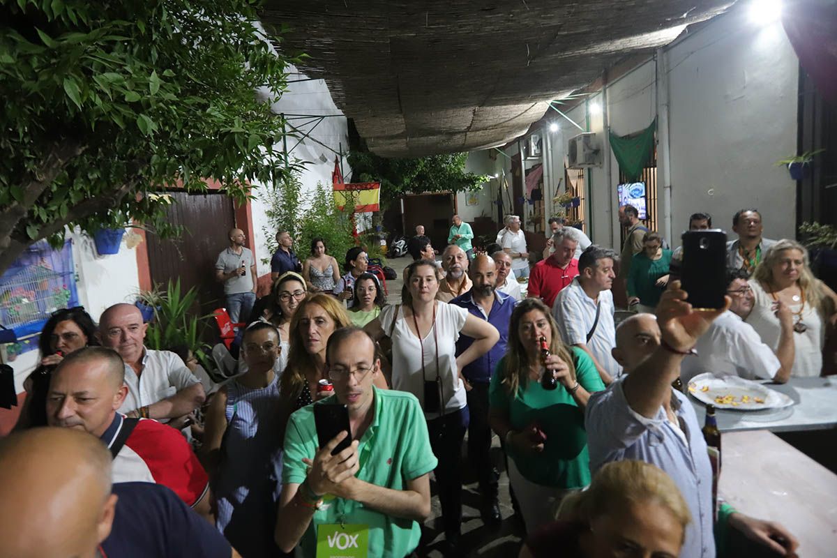 Noche electoral de Vox Córdoba