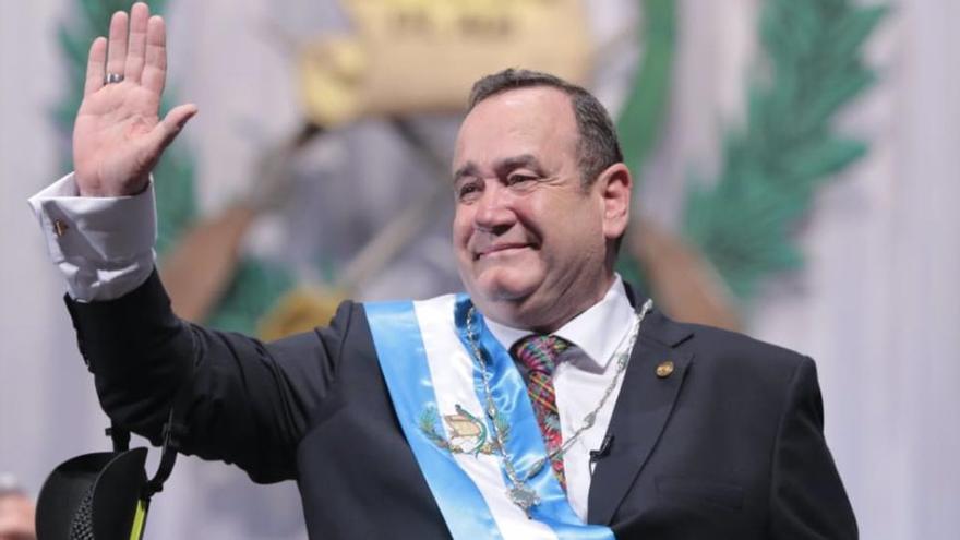 El presidente de Guatemala, Alejandro Giammattei.