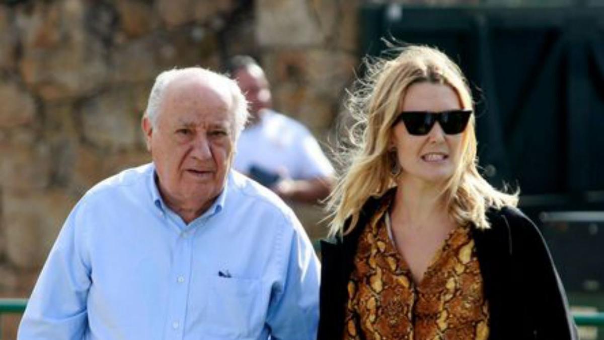 Amancio Ortega y su hija.   | // C.L.