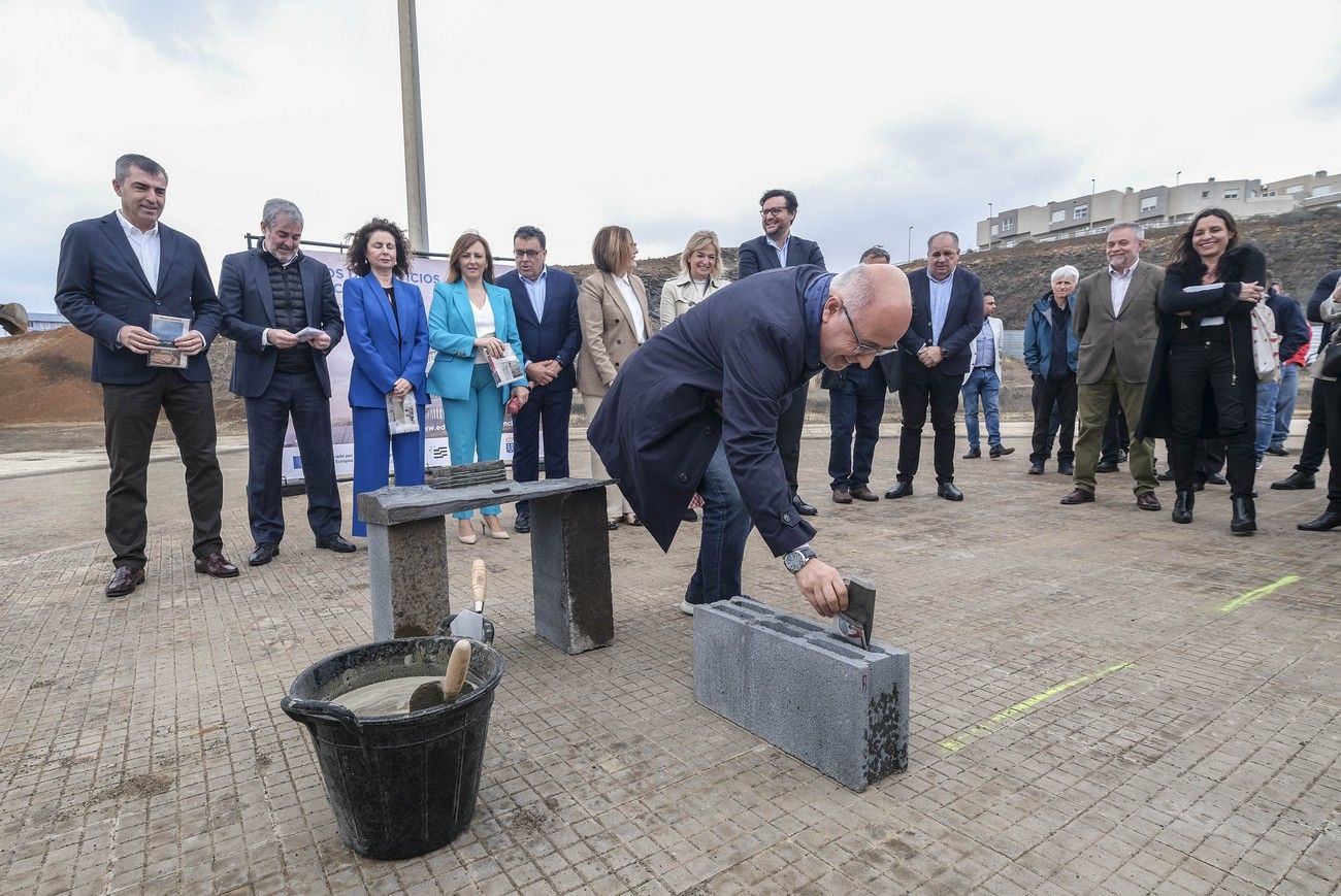 Primera piedra del Edificio de los Servicios Esenciales (ESE) en Gran Canaria