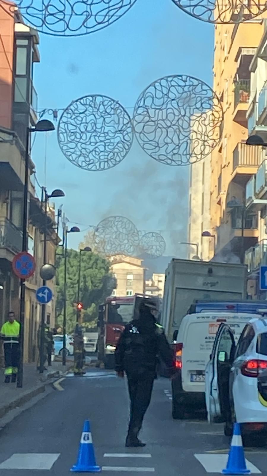 Crema un camió de recollida d'escombraries a Girona