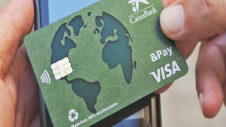 La nova Visa&amp;Pay de plàstic reciclat al 100%