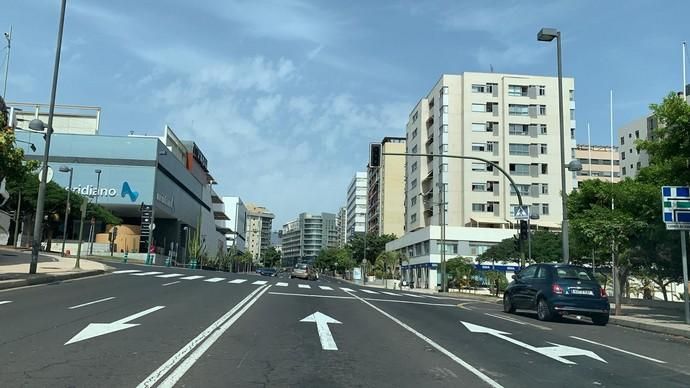 Tenerife, durante el apagón.