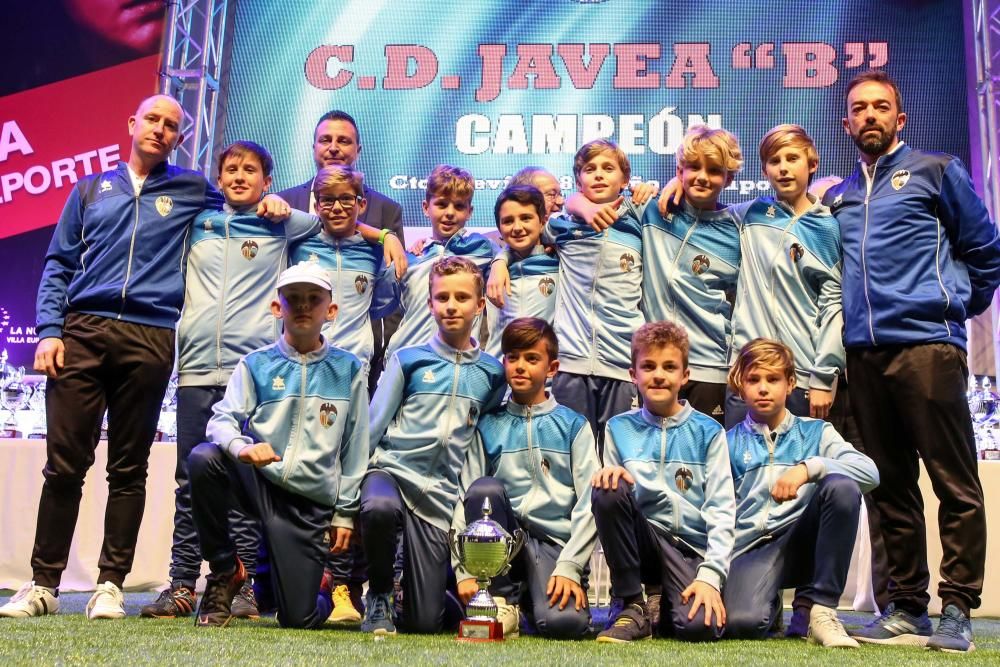 170 equipos premiados en la Gala del Fútbol Base Provincial en La Nucía